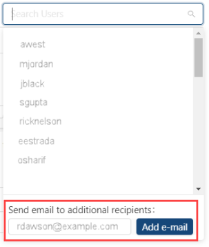 Send email to additional recipients