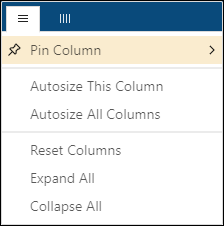 column filter