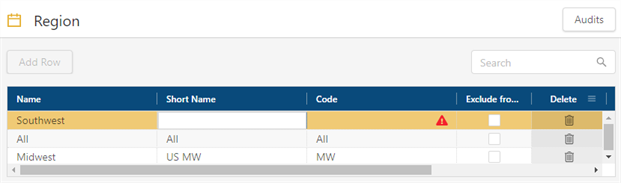 region screen
